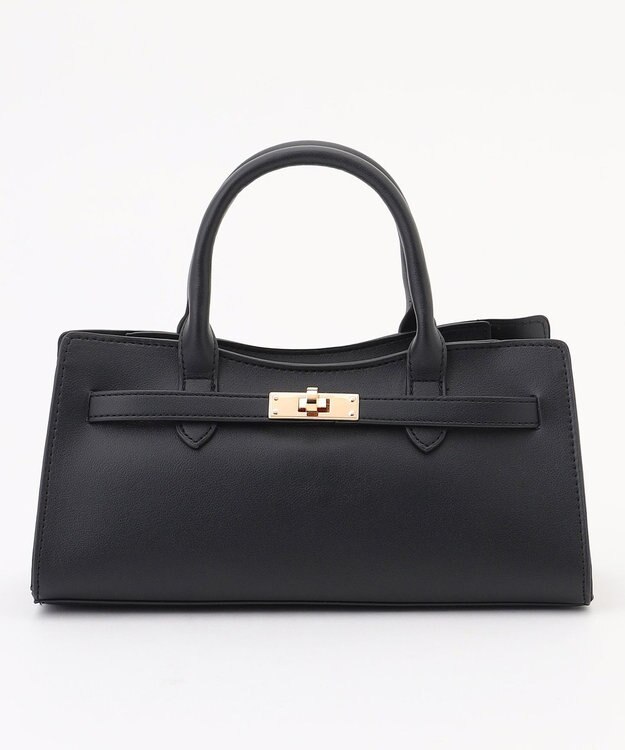 ANY 【2WAY】ワイドスクエアショルダーバッグ ブラック