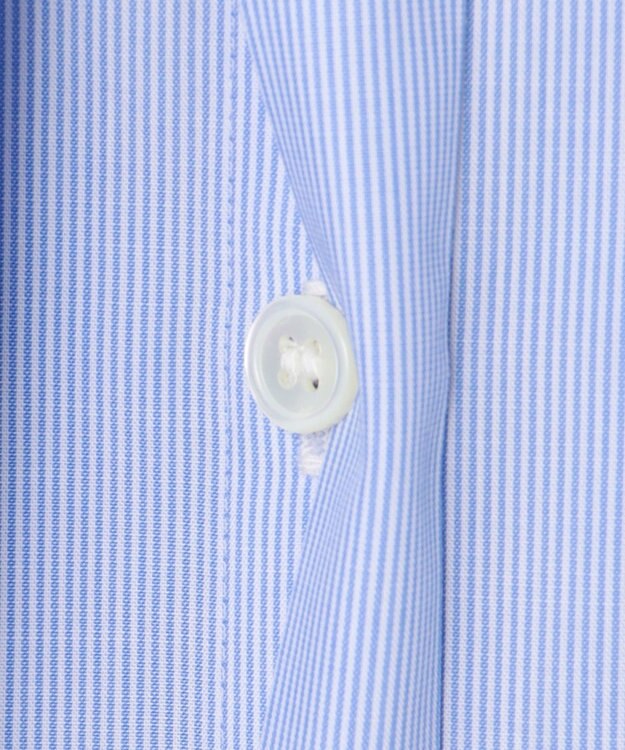 ICB 【先行予約】クリーンブロード ライダース風 クロップドシャツ ブルーストライプ