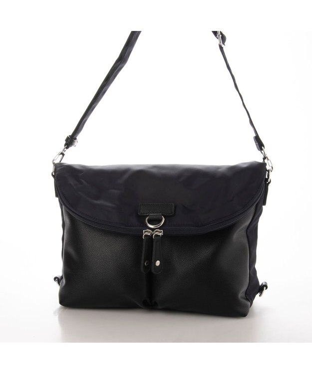 Y'SACCS ナイロン2WAYリュック ネイビー