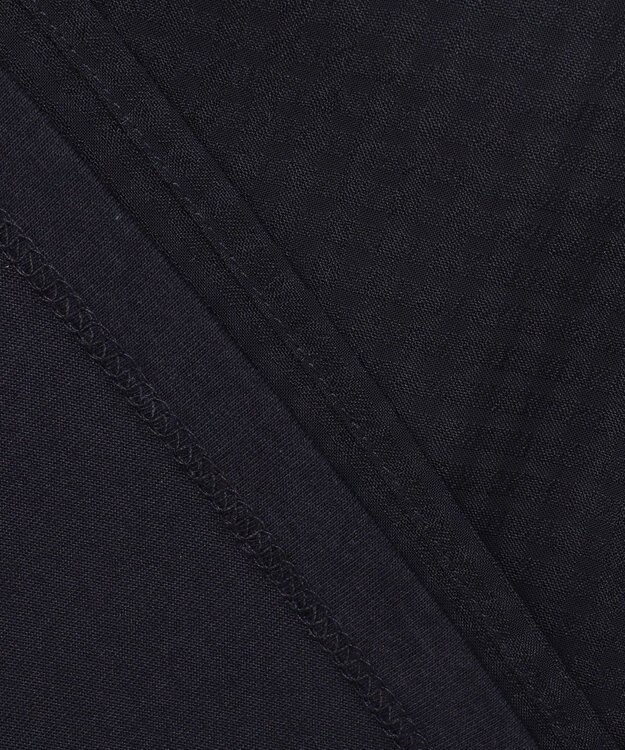 ANY SIS 【吸水速乾・UVケア・接触冷感】コンフォートジャージー ブラウス ネイビー