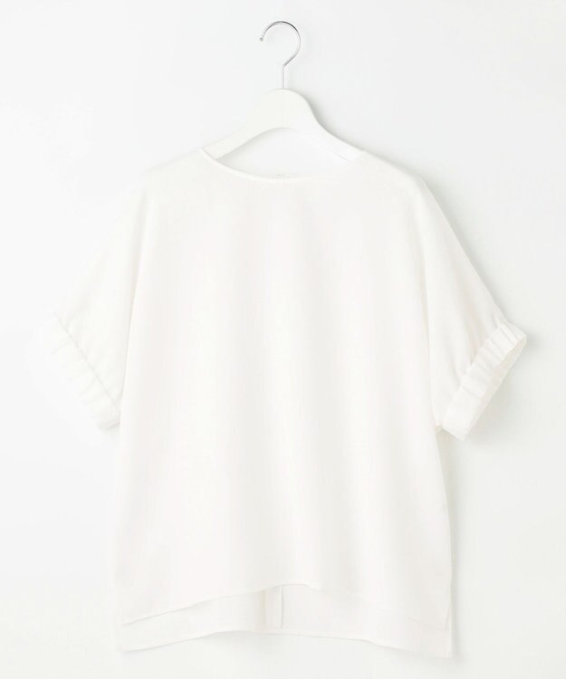 自由区 L 【人気素材・新色追加】ラスティックメッシュドルマンスリーブ Tブラウス ［新色］オフ