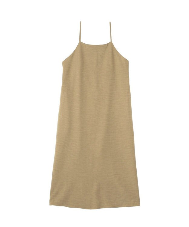 AMERICAN HOLIC リネンライクＩラインキャミワンピース Brown