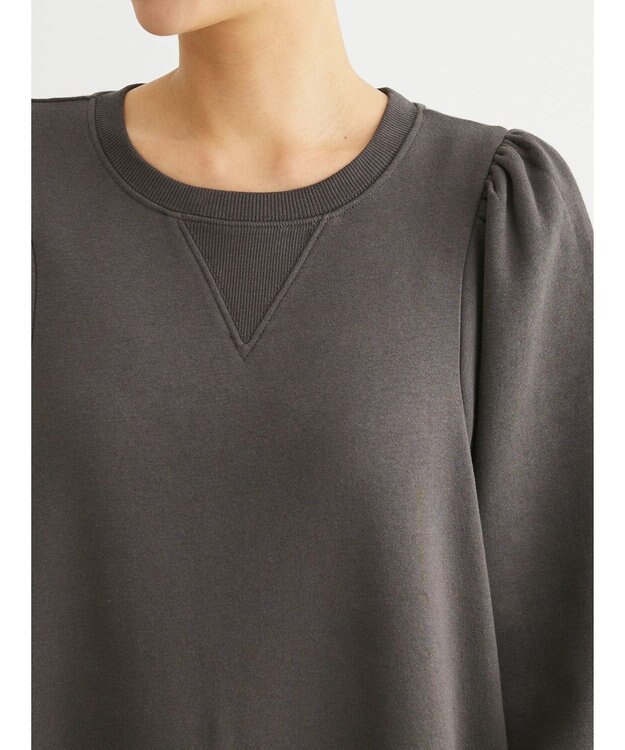 Green Parks ・ＳＵＧＡＲ　ＳＰＯＯＮ　ウラキモウフレアワンピース Charcoal Gray