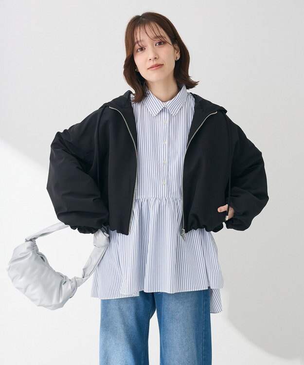 Green Parks ・ＥＬＥＮＣＡＲＥ　ＤＵＥ　ストライプシャツチュニック Off White