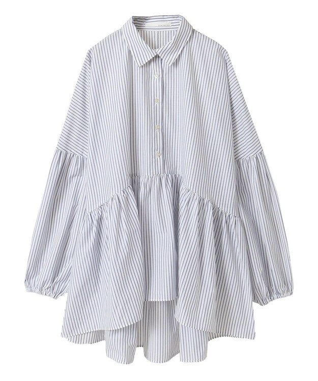 Green Parks ・ＥＬＥＮＣＡＲＥ　ＤＵＥ　ストライプシャツチュニック Off White