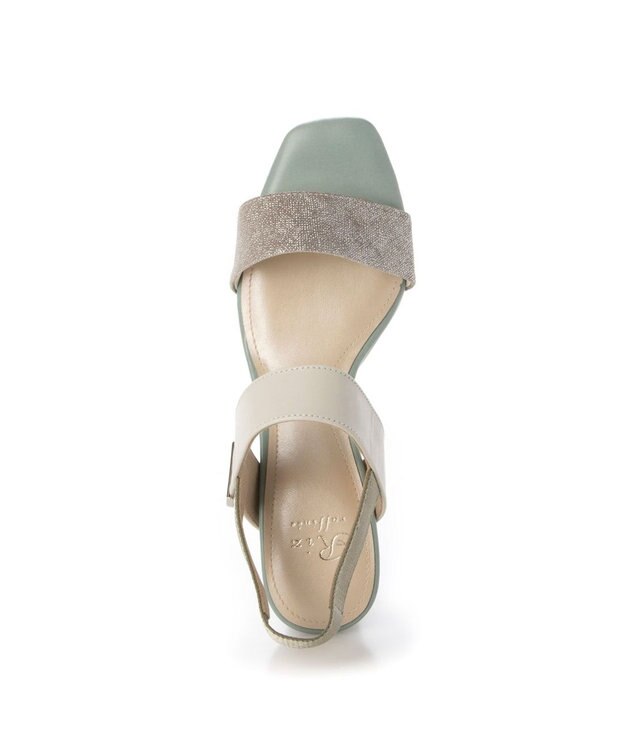 Riz raffinee <Riz raffinee>金具付きスクエアトゥサンダル アイボリー