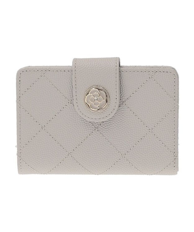 CLATHAS ベール 財布機能付きカードケース ライトグレー