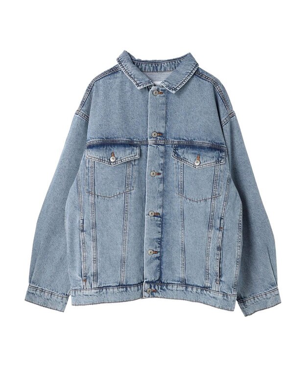 Green Parks Ｂｉｇシルエットデニムジャケット Light Indigo