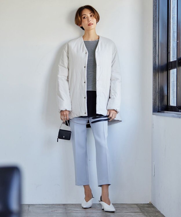 ICB L 【洗える】 ソフトカシミヤミックス ドルマンスリーブニット ブラック系