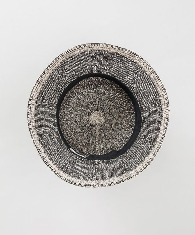 AURORA 【 LANVIN en Bleu （ランバン オン ブルー）】天然風サーモクロッシェハット オフホワイト