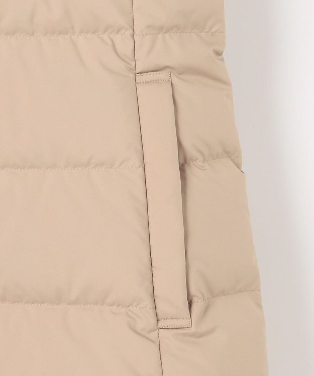 ANY L 【フード取り外し可能】楽映えリッチロング丈ダウン ベージュ