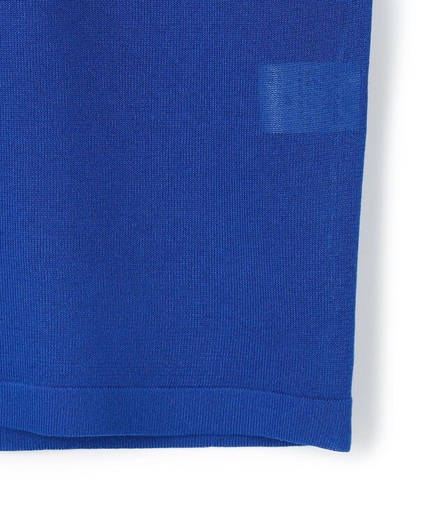 23区 シャイニーシアー ノースリーブ ニット ブルー系