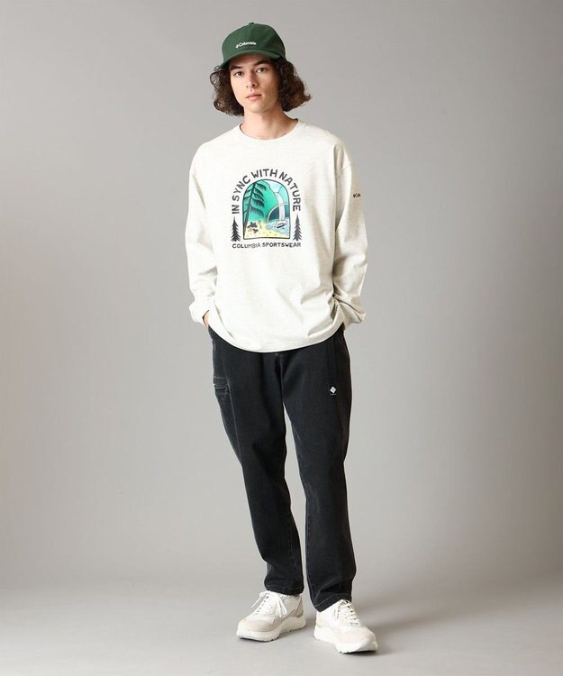 Columbia Columbia/ レイクトゥアベニューグラフィックロングスリーブTシャツ /コロンビア Fawn Heather Waterfall