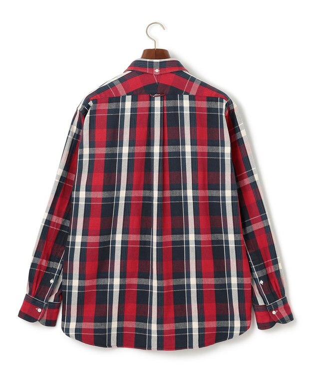 J.PRESS MEN 【AaronChang】【UNISEX】ヘビーフランネル シャツ / オーセンティックフィット ネイビー系4