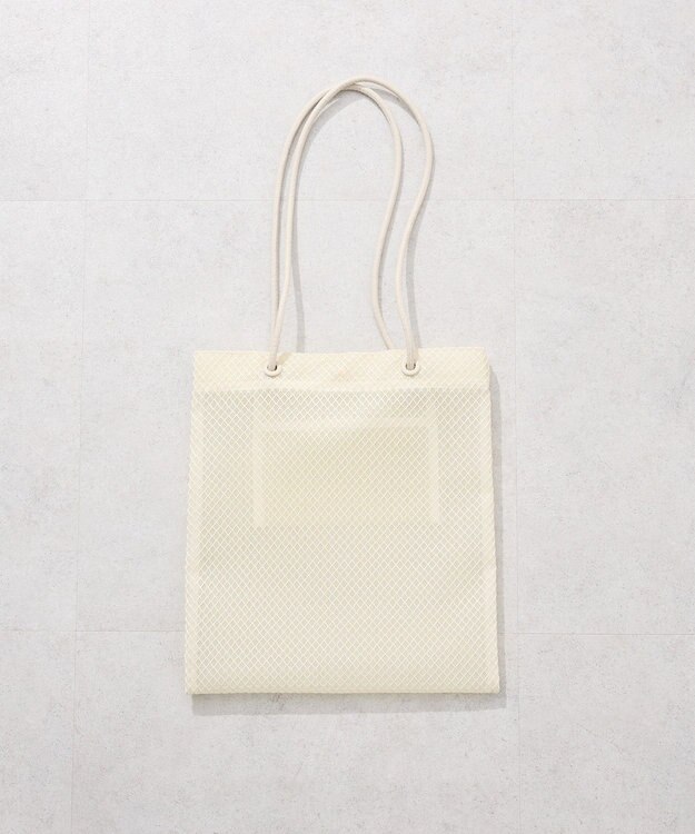 Green Parks ａｎｄｍｉｋｋａ．メッシュＡ４トートバッグ Ivory