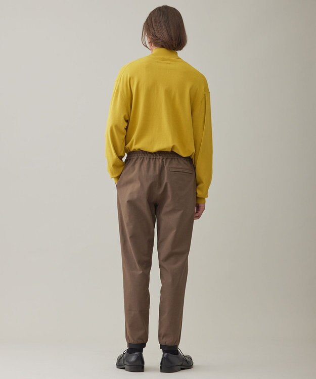 UNFILO MENS スタイリッシュ タートルネック ニット マスタード