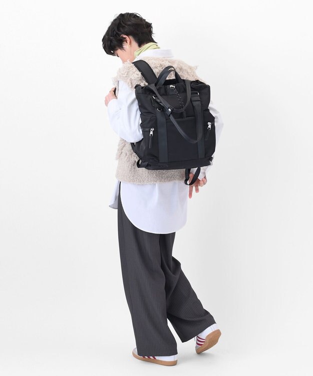 ACE BAGS & LUGGAGE W&.Day/Night アワイ 2WAYトート A4サイズ 13.3インチPC収納 20501 ダブルアンドデイナイト ブラック