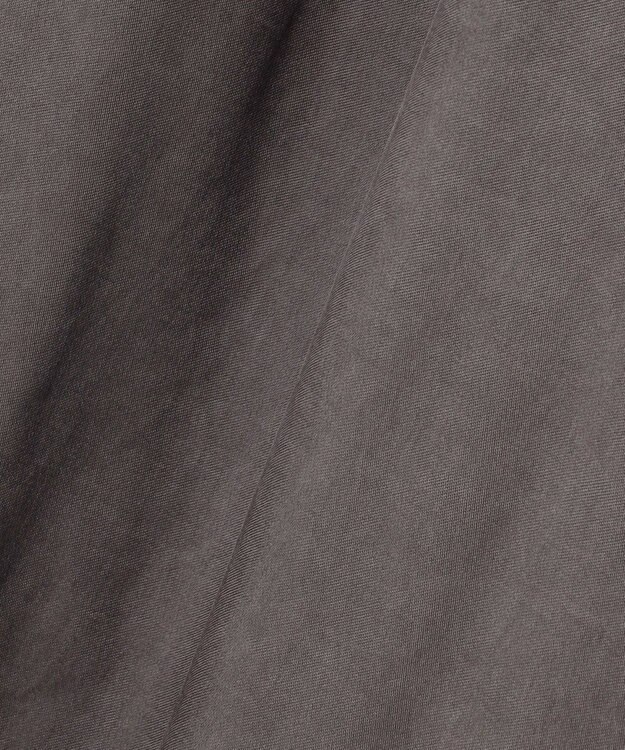 ICB L 【洗える】 キュプラピグメントクロス カーゴパンツ チャコール系