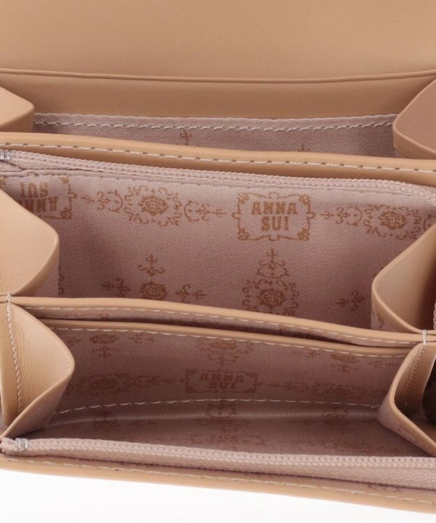 ANNA SUI ルーミー 二つ折り財布 ゴールド