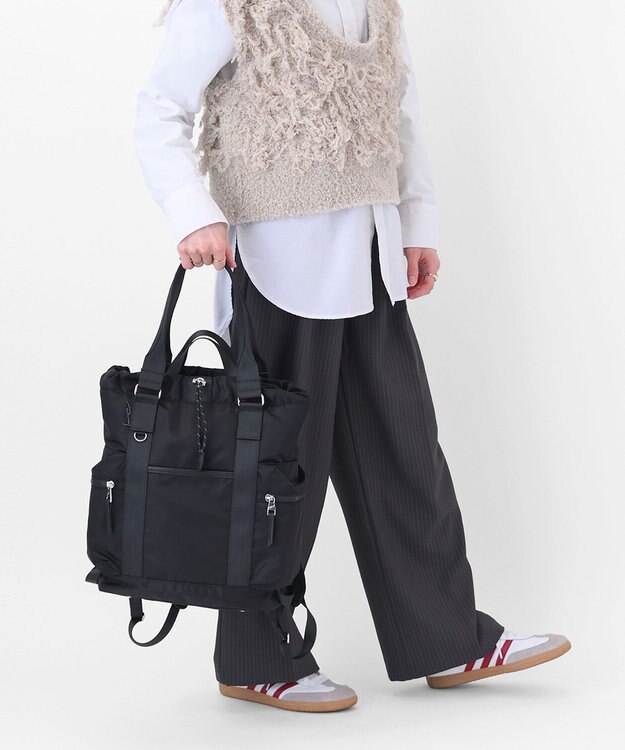 ACE BAGS & LUGGAGE W&.Day/Night アワイ 2WAYトート A4サイズ 13.3インチPC収納 20501 ダブルアンドデイナイト ブラック