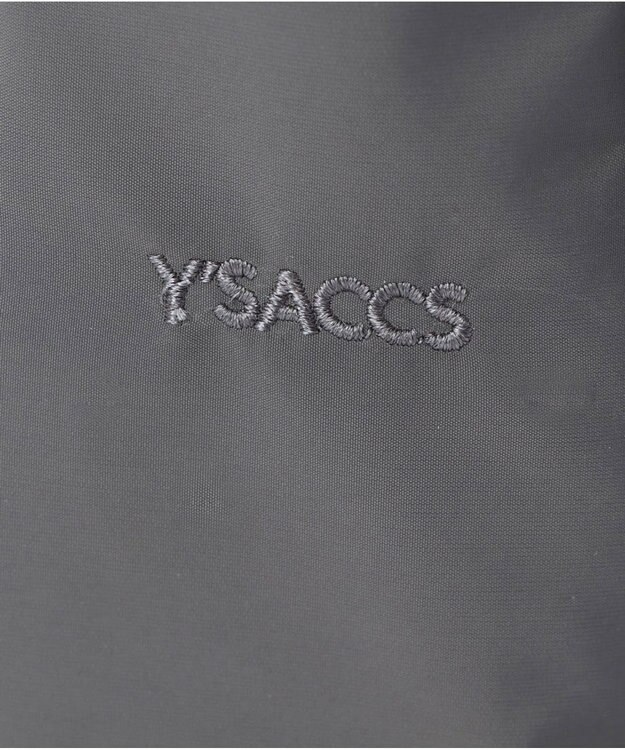 Y'SACCS ナイロンタフタショルダーバッグ たて型 ダークグレー