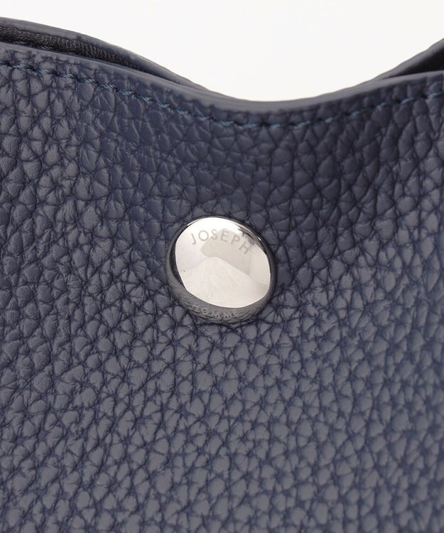 JOSEPH HOMME シンセティックシュリンクレザー　トートバッグ ネイビー系