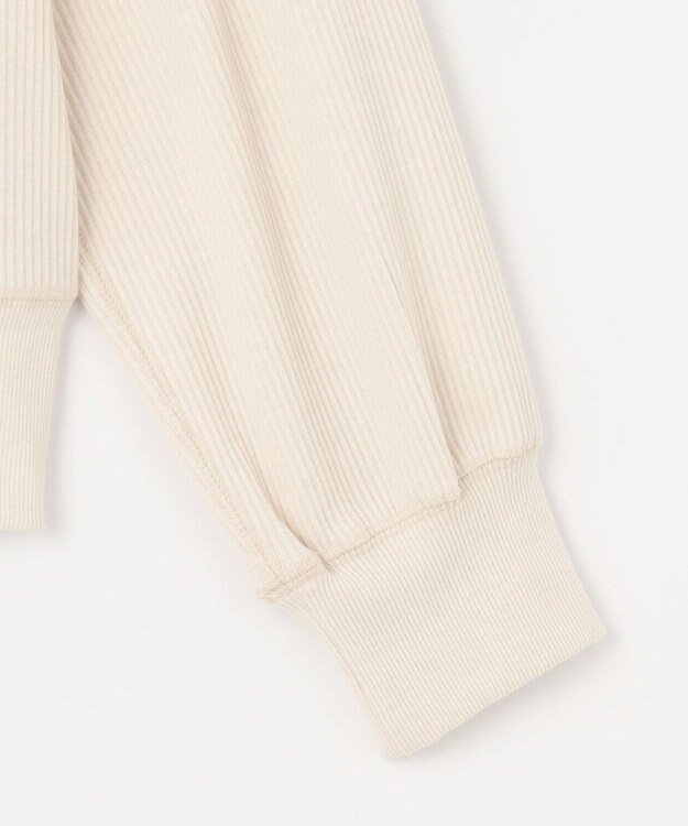 ANY L リングドットボタンカーディガン ベージュ