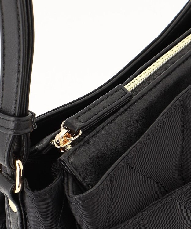 LA BAGAGERIE 【MONICA】キルティングショルダーバッグ ブラック