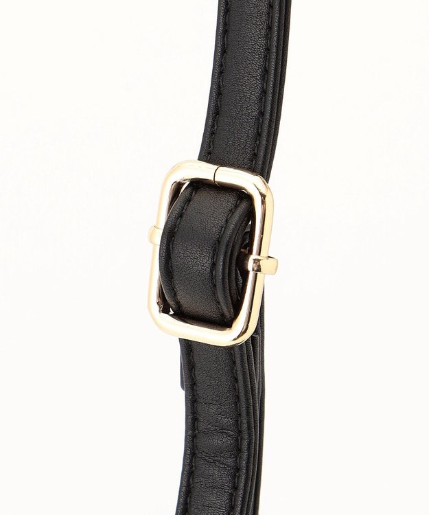 LA BAGAGERIE 【MONICA】キルティングショルダーバッグ ブラック