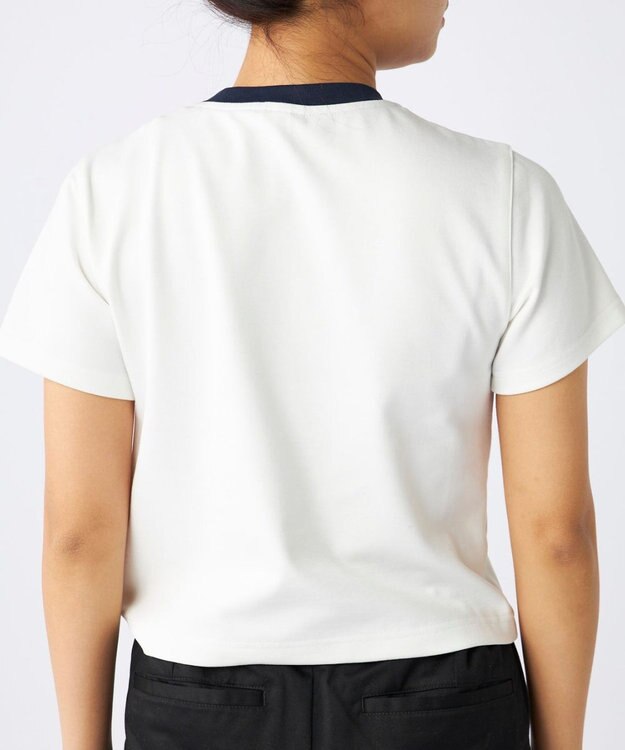 OP／FILA 【Kappa】カラーブロック切替Tシャツ ホワイト