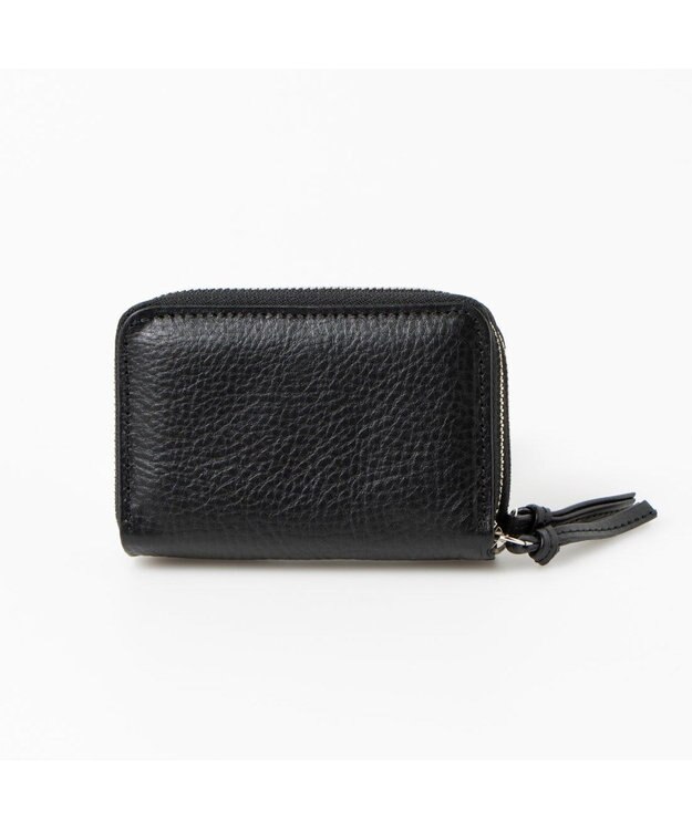 UNBILLION ペルケ perche / イタリアンレザー・ジャバラカードキーケース ブラック