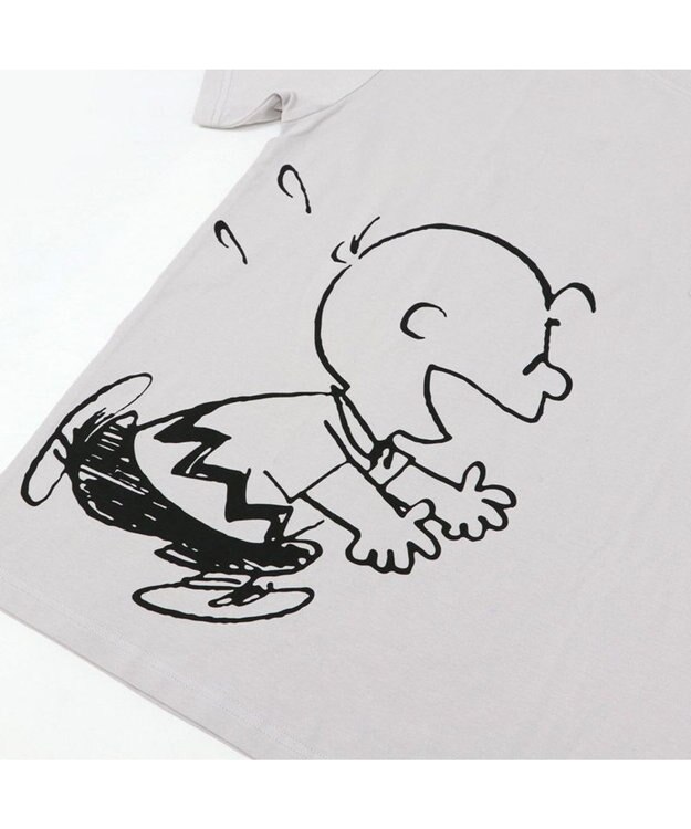 PET PARADISE おそろい ユニセックス ペットパラダイス 犬 服 スヌーピー お揃い Tシャツ オーナー用 ハッピー | おそろい 灰 グレー キャラクター グレー