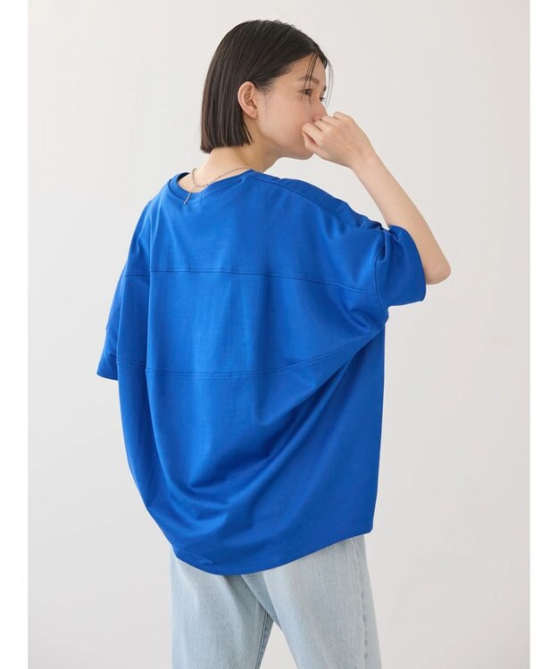 AMERICAN HOLIC ＵＶカット＋接触冷感　コクーンカットプルオーバー Blue