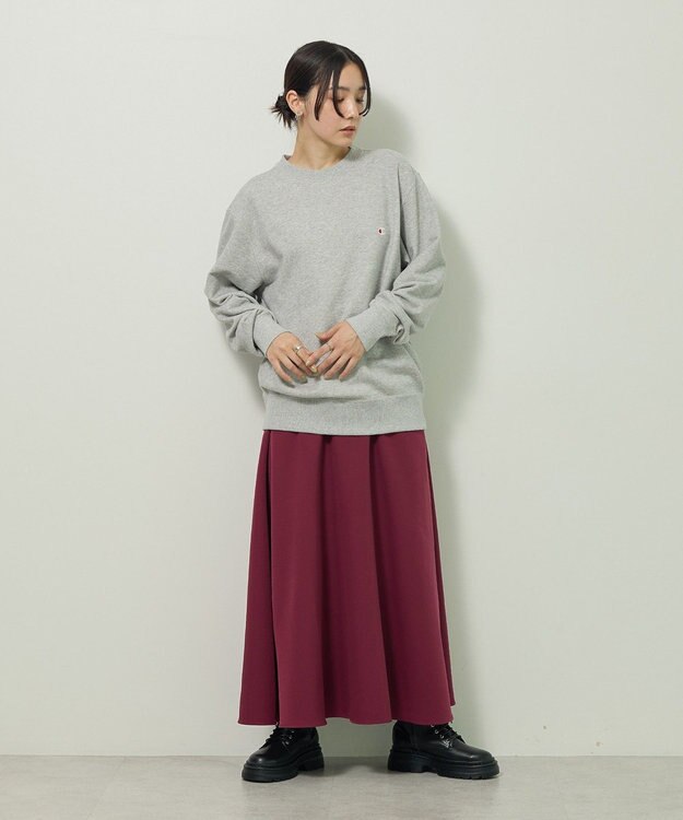 Green Parks ・ｓｗｉｎｇ　ｂｙ　ロングフレアスカート Bordeaux