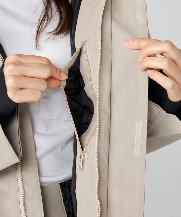 OP／FILA 【ocean pacific】スノーウェア ワークスタイルジャケット ベージュ