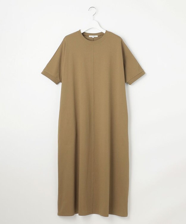 23区 【SLOW/一部店舗限定】MVSコットン T ワンピース カーキ系