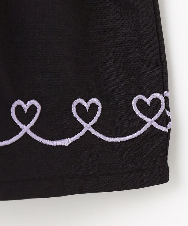 ANY KIDS キャミソール ドッキングTシャツ ブラック