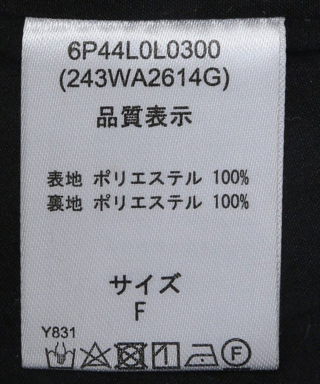 Green Parks ■ＥＳＣＡＲ　フロントフリルフレアスカート Black