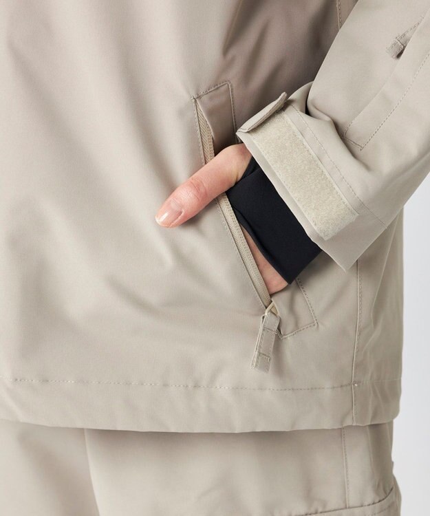 OP／FILA 【ocean pacific】スノーウェア ワークスタイルジャケット ベージュ