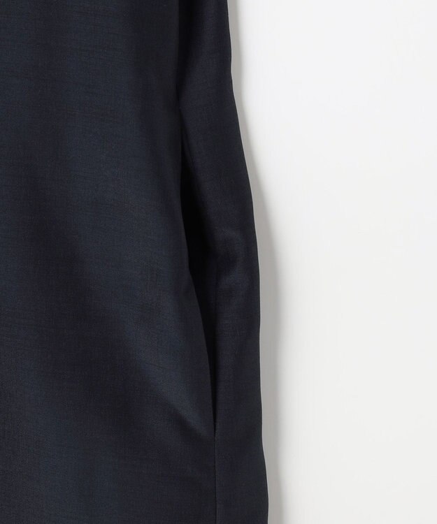 J.PRESS LADIES L エアリースパンボイル ワンピース ネイビー系