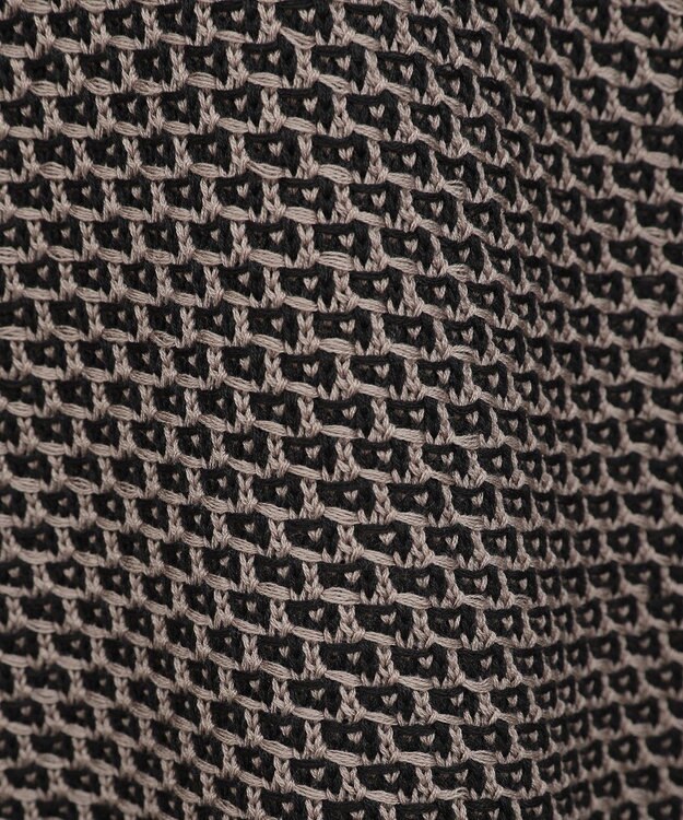 AMERICAN HOLIC ジャガードニットベスト Black