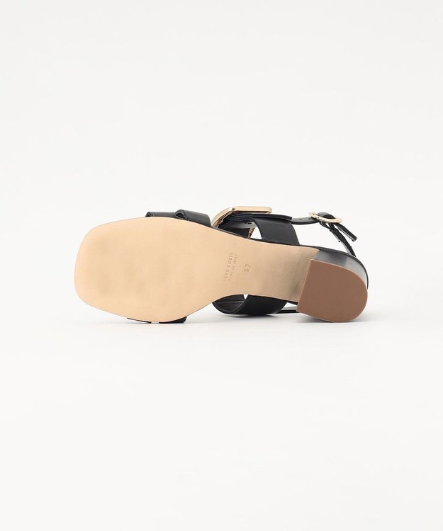 GRACE CONTINENTAL LUCA GROSSI バックルヒール ブラック