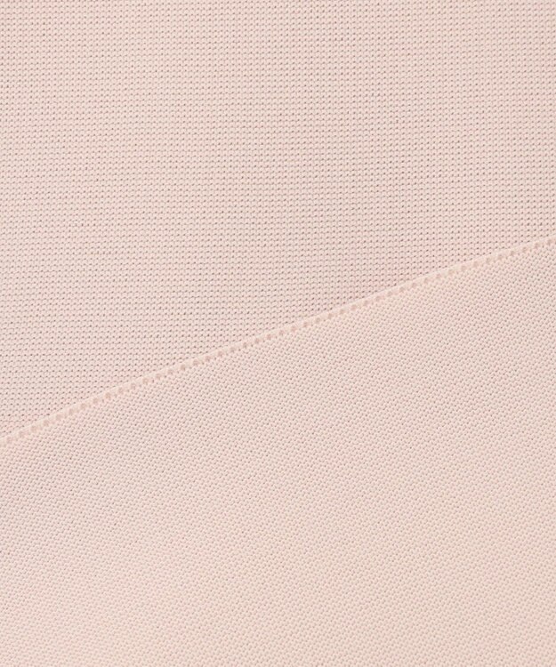 UNFILO ハーフスリーブ ペプラムニット ピンク