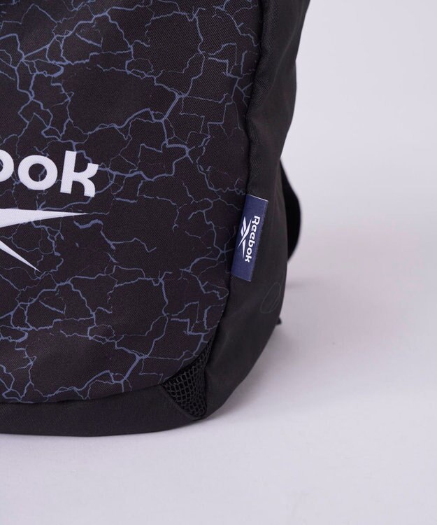 OP／FILA 【Reebok】ブランドロゴ入り巾着型ナップサック ブラック