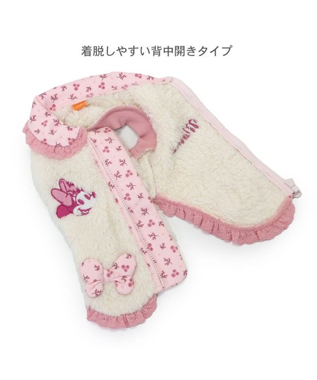 PET PARADISE ディズニー ミニーマウス ジップベスト 《ピンク》 小型犬 ミニーマウス