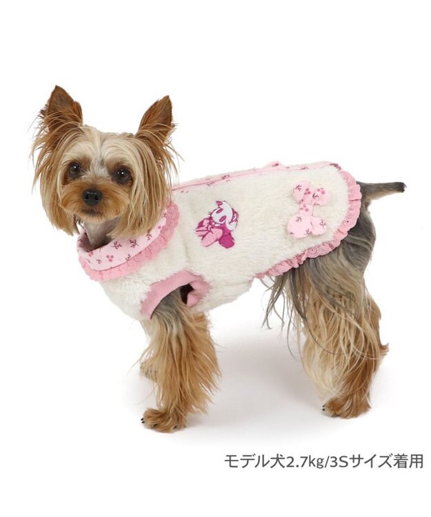 PET PARADISE ディズニー ミニーマウス ジップベスト 《ピンク》 小型犬 ミニーマウス