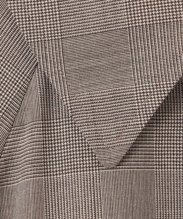 BEIGE， MER / グレンチェックコート Beige