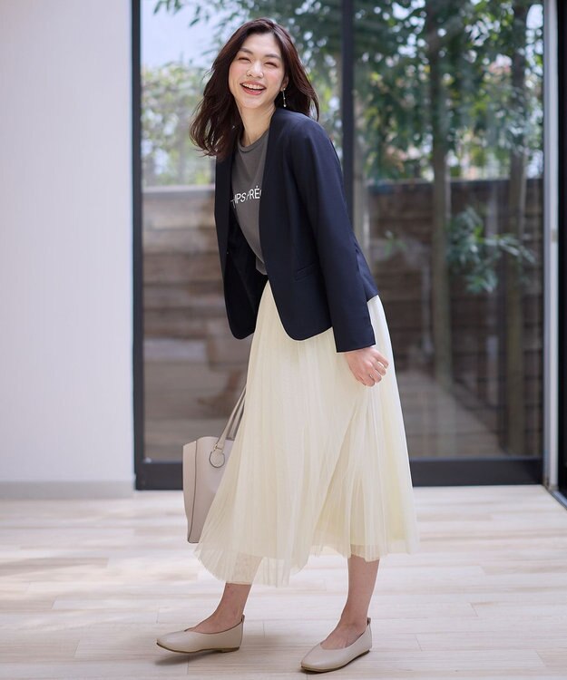 ANY 【WEB・一部店舗限定】【ストレッチ/UVケア/接触冷感】イージィケアストレッチジャケット ネイビー系