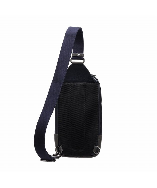 ACE BAGS & LUGGAGE ultima tokyo デルタ ボディバッグ フロントファスナーポケット 17366 ウルティマトーキョー ネイビー×グレー