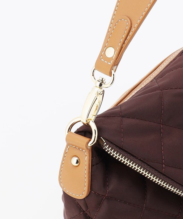 LA BAGAGERIE 撥水ナイロンキルティング3WAYリュック ワイン